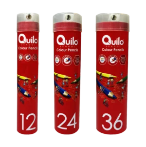 Quilo Round Tin Colour Pencils
