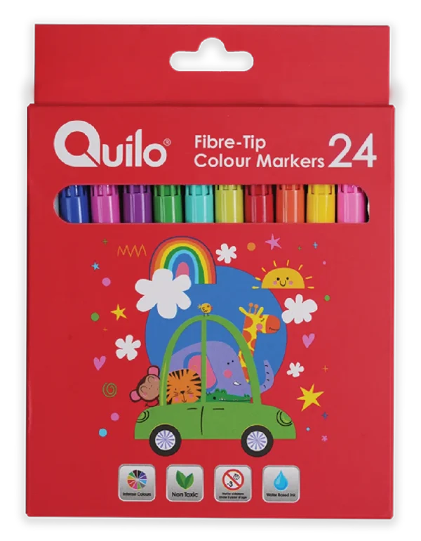 Quilo Fibre-Tip Colour Markers